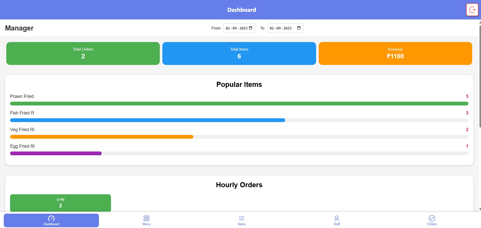 POS Dashboard
